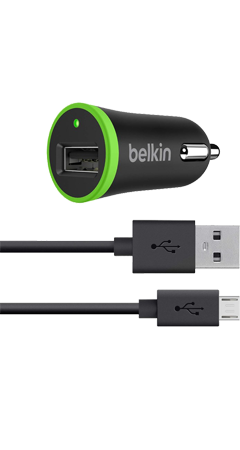 Belkin Car Charger Micro-USB-kabel 1,2m