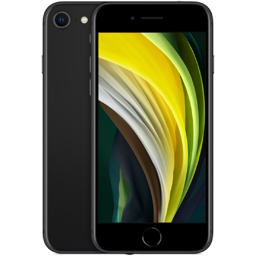 KOMPLETT Paket 1 - Inkl. iPhone SE 64GB Svart, skal, earpods, adapter  och skärmskydd monterat